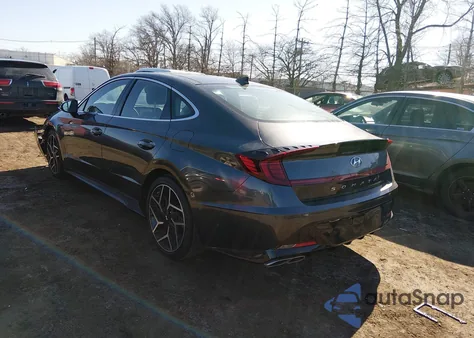2022 Hyundai Sonata N Line z USA, uszkodzony, nr VIN KMHL14JC2NA244806